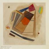 Wassily Kandinsky Rot im Quadrat, 1931 Aquarell undTuschfeder auf Papier, 34 x 33,9 cm Privatsammlung Foto: Archiv Baumeister im Kunstmuseum Stuttgart