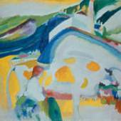 Wassiliy Kandinsky,
Die Kuh, 1910
Öl auf Leinwand, 95,5 x 105 cm
Städtische Galerie im Lenbachhaus, München
Fotonachweis: Städtische Galerie im Lenbachhaus, München