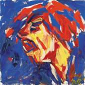 OTTO MUEHL (*1925) Hendrix, 27.11.1983
Öl auf Leinwand 90,7 x 90,6 cm
Privatbesitz © VBK Wien, 2010