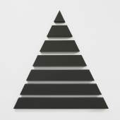 A arte Invernizzi  Alan Charlton, Triangle in 7 Parts, 2016 Courtesy A arte Invernizzi, Milan; Photo Bruno Bani, Milan