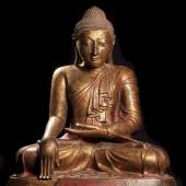 08_Buddha, Burma, 19. Jahrhundert, Pappmaché  Foto: Galerie Darya