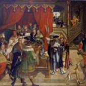 Hans Wertinger (um 1465/70-1533)
Landshut, 1517
Tannenholz, 108,5 x 125,5 cm
Nationalgalerie Prag