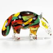 Rosemarie Benedikt Marvellous, Murano 2012, Glas, Prototyp, H 19,5 cm, L 34 cm, monogrammiert und datiert: B. 2012