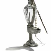 Öllampenuhr, Deutsch, 18./19. Jahrhundert Glas, Zinn und EisenKat. Nr. 29Foto: GNM, Jens Bruchhaus
