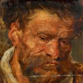 Lot 1058 Flämischer Meister Kopf eines bärtigen Mannes (Ölstudie) Öl auf Holz, 29,5 x 21,5 cm Schätzpreis: EUR 5.000 – 6.000,- Ergebnis: EUR 390.000,-