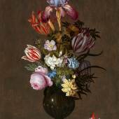 Lot 1029 Johannes Bosschaert Blumenstillleben mit Eidechse Öl auf Holz, 50,2 x 34,3 cm Schätzpreis: € 200.000 – 250.000,-  