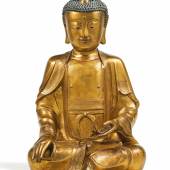 Lot 109 Buddha Shakyamuni (Shijiamouni) China, 17./18. Jh. Bronze, vergoldet, H 50 cm Schätzpreis: € 100.000 – 150.000,-