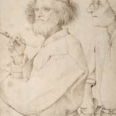 Pieter Bruegel, Maler und Käufer, um 1565
