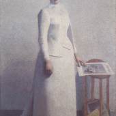Achille Laugé Madame Astre, 1892 Öl auf Leinwand   Carcassonne, Musée des Beaux-Arts  