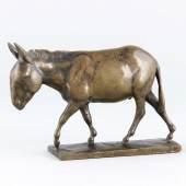 3736 August Gaul (1869-1921), gehender Esel, Mindestpreis 600,– EUR