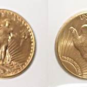 20 $ (Double Eagle), USA, Liberty Head 1924, 900er Gelbgold, 33,43 Gramm