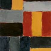 10027 Lot 212 Sean Scully, Small Vertical Red Wall