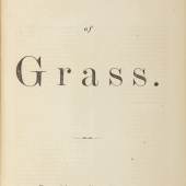 10047 Whitman Leaves of Grass. Brooklyn, 1855