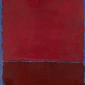 10069 Mark Rothko, Untitled (Red and Burgundy Over Blue)