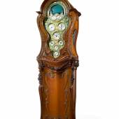 10082 Lot 52 Tiffany & Co. Important Wood Brass Steel and Abalone Astronomical Repeating Tall Longcase Clock