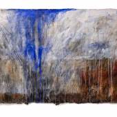 Jakob Kirchmayr, Questi sono i miei fiumi (dies sind meine Flüsse), 2023, 103 x 150 cm, Colored pencil, gesso, acrylic on lokta paper 