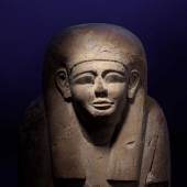 Ägyptische Sarkophagbüste. - Auktionshaus Michael Zelle
