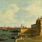10308 Lot 64 - Canaletto, Venice, A View of the Grand Canal Looking East with Santa Maria Della Salute
