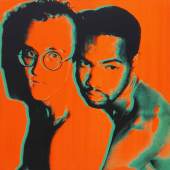 10330, Andy Warhol, Portrait of Keith Haring and Juan DuBose