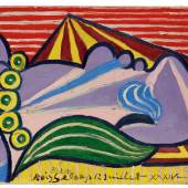 10368 Pablo Picasso, Head of a Sleeping Woman (Tête de femme endormie)