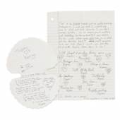 10395 Tupac Shakur, High School Love Letter and Card to Kathy Loy