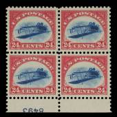 10398 24-Cent Inverted Jenny Plate Block