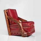 A Unique Slant-Arm Club Chair by Thomas Molesworth (estimate $40/60,000)