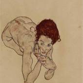 10680 Egon Schiele, Kauernder Weiblicher Akt (Crouching Female Nude)