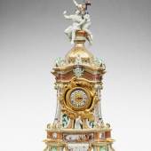 10776 Lot 64 A highly important documentary and dated Meissen mantel clock case