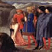 Masaccio Anbetung der Könige / Adoration of the Magi, 1426 Pappelholz / poplar, 21 x 61 cm © Staatliche Museen zu Berlin, Gemäldegalerie. Foto: Jörg P. Anders
