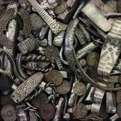 Silberhort von Cuerdale: Barren, Armringe, Münzen, ca. 905 n. Chr.; Cuerdale, Lancashire, England. London