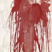 Hermann Nitsch, Schüttbild 1963, erzielter Preis € 82.555