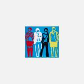 Julian Opie  Red White Black Yellow (from the Standing People portfolio)  $12,000–15,000