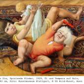 Otto Dix, Spielende Kinder, 1929, Öl und Tempera auf Holz, 72x93 cm, Foto: Kunstmuseum Stutgart, VG Bild-Kunst, Bonn 201