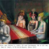 Otto Dix, Der Salon I, 1921