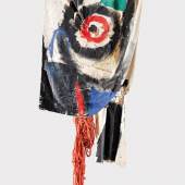 Joan Miro "Sobretexeim sac 2", 1973, Acryl, Wolle Sackleinen, 193 x 50 cm, € 200.000 – 300.000, Fotonachweis: Dorotheum