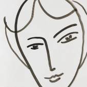 Lot: 379   Matisse, Henri  Tête de jeune fille, 1950.  Schätzpreis: 280.000 EUR / 389.200 $