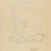 Pablo Picasso, Faun. 1954. Farblithografie. 1.410 EUR