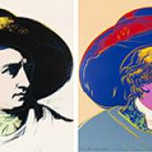 Andy Warhol, Goethe, Farbserigrafie, Museums-Karton, 1982, 96,3 x 96,3 cm, Schätzpreis € 180.000-240.000