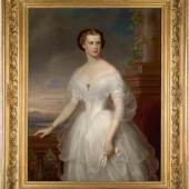 Portrait Kaiserin Elisabeth von Österreich, Franz Schrotzberg Umkreis, Schätzwert € 16.000 - 20.000, erzielter Preis € 79.600,  Fotonachweis: Dorotheum 