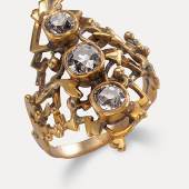 Ring, Gold, Diamanten, Theodor Wende, Darmstadt 1919, © Schmuckmuseum Pforzheim, Foto Rüdiger Flöter 