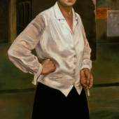 Rudolf Schlichter, Margot, um 1924, Öl auf Leinwand, 110,5 x 75 cm,  Stiftung Stadtmuseum Berlin, © Viola Roehr v. Alvensleben, München