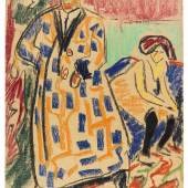 121002932 Ernst Ludwig Kirchner Selbstbildnis mit Modell