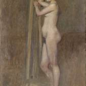 Henri de Toulouse-Lautrec (1864 - 1901) Nu dans l'atelier, um 1890, Öl/Leinwand, 80,5 x 60 cm, versteigert für € 481.300 Fotonachweis: Dorotheum