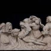 Wiener Bildhauer
Beweinung Christi , um 1520
Breitenbrunner Kalksandstein
40 x 95,5 x 22,5 cm
Belvedere, Wien
Foto © Universität für angewandte Kunst, Wien 
