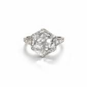 129, A Belle Époque diamond single-stone ring