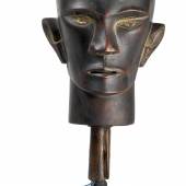 Nr. 189 Batak, Sumatra, Indonesien: Kopf einer Bestattungs-Marionette, "Si gale-gale", Schätzwert € 3.200 - 4.000
