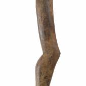 Kat. Nr. 13 Lobi, Burkina Faso, Elfenbeinküste, eine ungewöhnliche und einbeinige doppelköpfige „Bateba-Figur, Schätzwert € 2.000 - 3.000