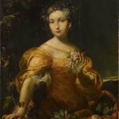 Giuseppe Maria Crespi (Bologna 1665 - 1747) Bildnis einer Dame als Allegorie de Abundantia, erzielter Preis € 366.300 Fotonachweis: Dorotheum
