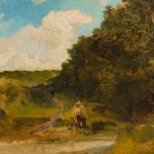 Lot-Nr: 131 Grigorescu, Nicolas Jon (1838 - 1907) Titel: Landschaft Schätzpreis: 30000 - 50000,- Euro Rufpreis: 15000,- Euro Bieten